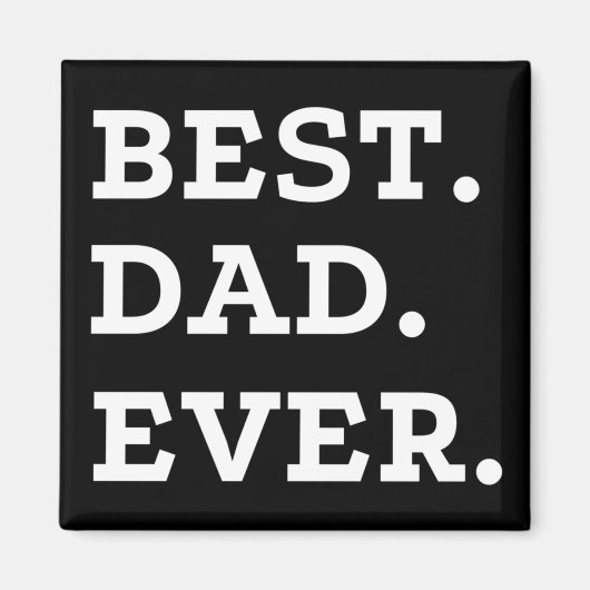 Aimant Meilleur Papa du Monde (Devant)
