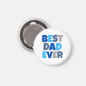 Aimant Meilleur papa du monde (Recto/Verso)