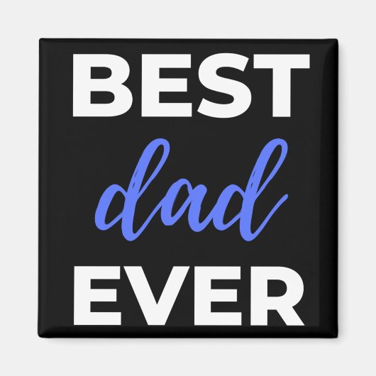 Aimant Meilleur papa jamais (Devant)