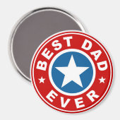 Aimant Meilleur papa jamais (Recto/Verso)