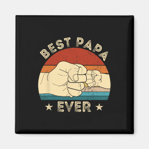 Aimant Meilleur Papa Jamais Fist Bump Funny Grand-père Da