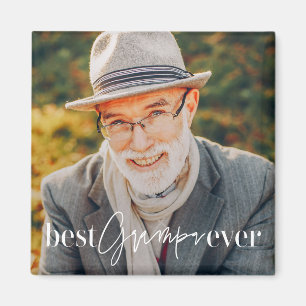 Aimant Meilleur Papi de tous les temps Photo simple et él