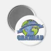 Aimant Meilleur Papi du Monde (Recto/Verso)