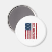 Aimant Meilleur Papi Patriote Drapeau Vector Design_1 (Recto/Verso)