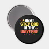 Aimant Meilleur pas papa dans l'univers (Recto/Verso)