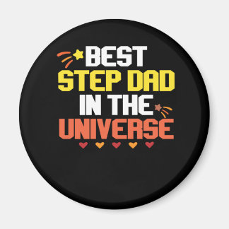 Aimant Meilleur pas papa dans l'univers