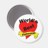 Aimant Meilleur pêcheur du monde (Recto/Verso)
