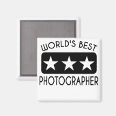 Aimant Meilleur photographe du monde (Recto/Verso)