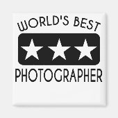 Aimant Meilleur photographe du monde (Devant)