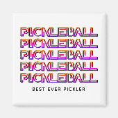 Aimant Meilleur Pickler PICKLEBALL (Devant)