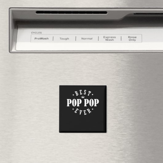 Aimant Meilleur Pop Pop Ever Design - Pop Pop Pop (In Situ (Lave-vaisselle))
