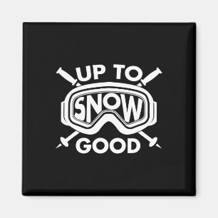 Aimant Meilleur Snowboard Ski Ride Cadeau Skieurs Mignonn