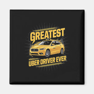 Aimant Meilleur Uber Driver Jamais Uber Driver Funny 1