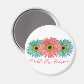 Aimant Meilleure baby-sitter du monde (Recto/Verso)