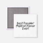Aimant Meilleure femme d'honneur (Recto/Verso)