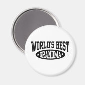 Aimant Meilleure grand-mère du monde (Recto/Verso)