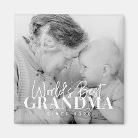 Meilleure grand-mère du monde depuis 20XX Photo si