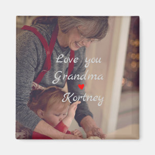Aimant Meilleure grand-mère jamais photo collage nous vou