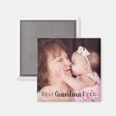 Aimant Meilleure grand-mère Mamaw Nana Jamais Photo (Recto/Verso)