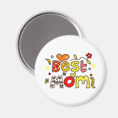 Aimant Meilleure maman (Recto/Verso)