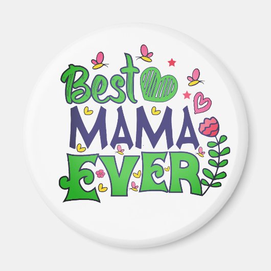 Aimant Meilleure maman (Devant)