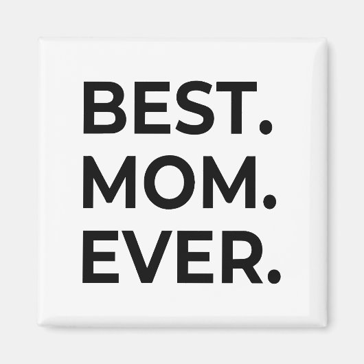 Aimant Meilleure Maman, Aimez-vous Maman, Fête des Mères (Devant)