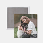 Aimant Meilleure maman chien jamais (Recto/Verso)