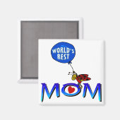 Aimant Meilleure maman du monde (Recto/Verso)
