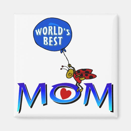 Aimant Meilleure maman du monde (Devant)