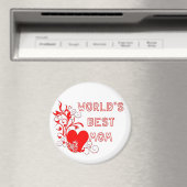 Aimant Meilleure maman du monde (In Situ (Lave-vaisselle))