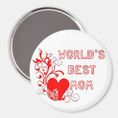 Aimant Meilleure maman du monde (Recto/Verso)