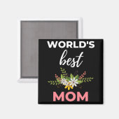 Aimant Meilleure maman du monde (Recto/Verso)