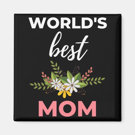 Aimant Meilleure maman du monde (Devant)