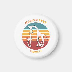 Aimant Meilleure maman du monde, Giraffes