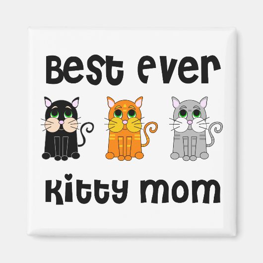 Aimant Meilleure maman Kitty (Devant)