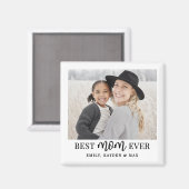 Aimant Meilleure Maman Photo (Recto/Verso)
