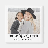 Aimant Meilleure Maman Photo (Devant)