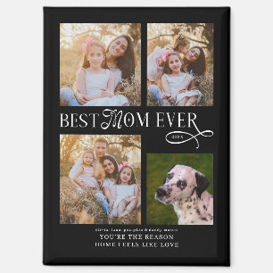 Aimant Meilleure Maman Pour 4 Photos à la Maison Ressembl