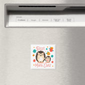 Aimant Meilleure Maman Qui Soit Mère et Bébé Hérisson (In Situ (Lave-vaisselle))