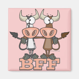 Aimant Meilleures amies vaches pour toujours copines