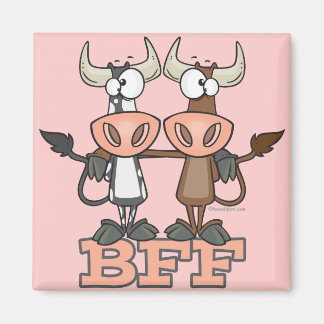 Aimant Meilleures amies vaches pour toujours copines