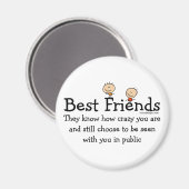 Aimant Meilleurs amis (Recto/Verso)
