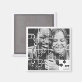 Aimant Meilleurs amis Forever Moderne Puzzle Cadeau (Recto/Verso)