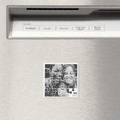 Aimant Meilleurs amis Forever Moderne Puzzle Cadeau (In Situ (Lave-vaisselle))