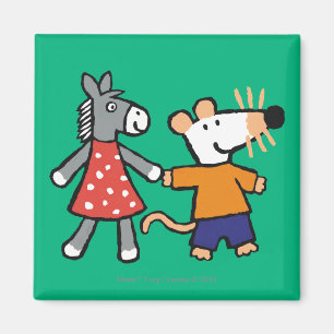 Aimant Meilleurs amis Maisy and Dotty Hold Hands