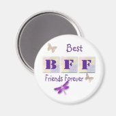 Aimant Meilleurs amis pour toujours (Recto/Verso)