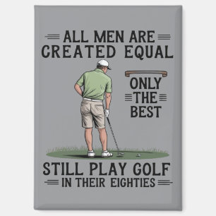 Aimant Meilleurs hommes jouent au golf Eighties Drôle de