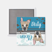 Aimant Mélange de boîte sale/propre (Recto/Verso)