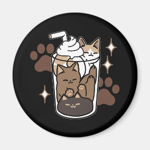 Aimant Mélange Purr-Fect : Conception de café pour le caf