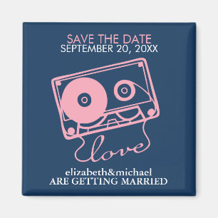 Aimant Mélanger la bande de Love Save the Date Annonces